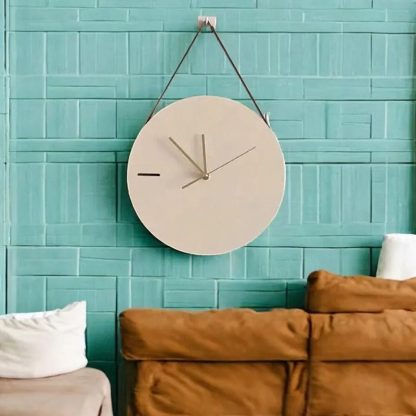 Simple hanging wall clock
