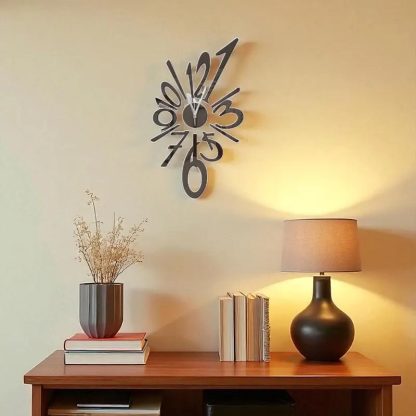 Creative Art Digital Wall Clock