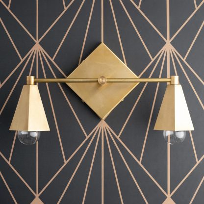 Geometric Art Double Head Wall Lamp - Image 2