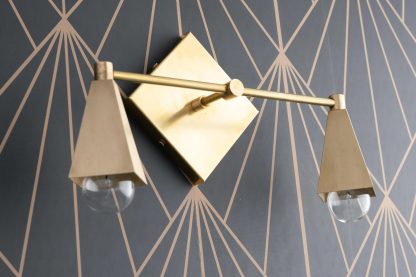 Geometric Art Double Head Wall Lamp - Image 4
