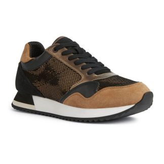 Men's mixed material sneakers