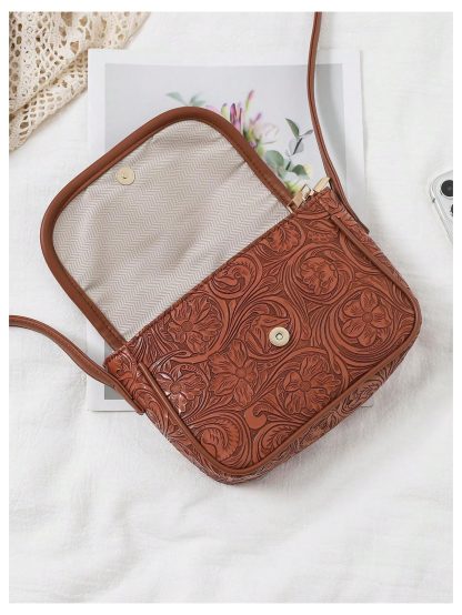 Handmade leather crossbody bag - Image 4