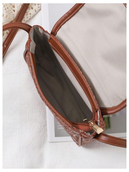 Handmade leather crossbody bag - Image 3