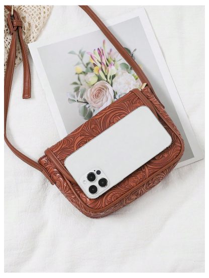 Handmade leather crossbody bag - Image 2