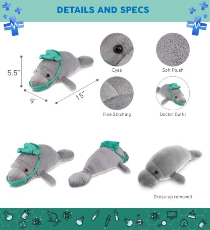 Mask Manatee Plush Doll - Image 3