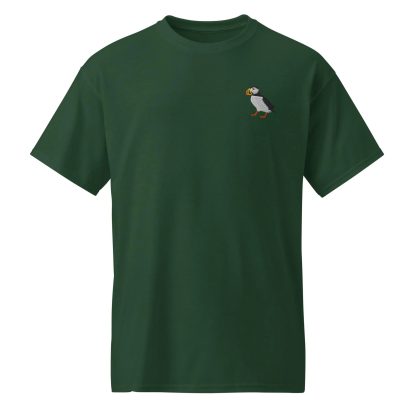 Puffin embroidered T-shirt