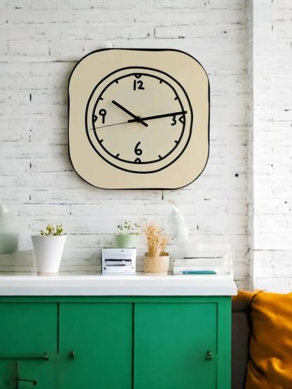 Creative Line Style Wall Clock
