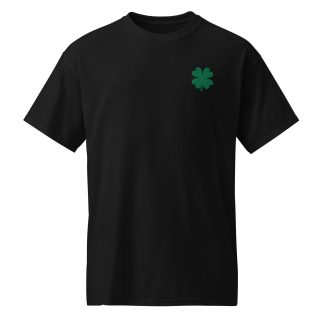 Lucky Clover Embroidered T-Shirt
