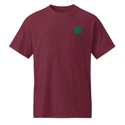 Lucky Clover Embroidered T-Shirt - Image 3