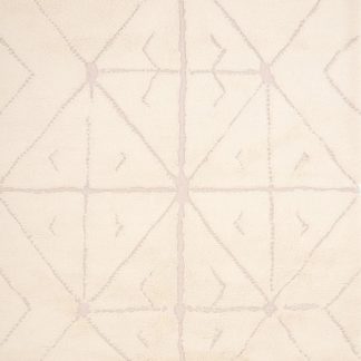 Simple geometric handmade carpet