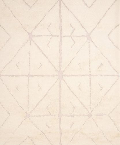 Simple geometric handmade carpet