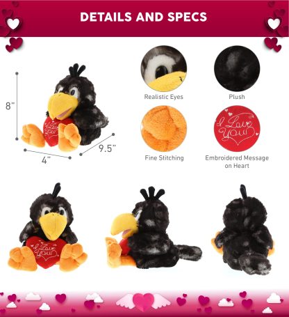 Love Crow Plush Toy - Image 2