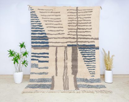 Simple geometric striped carpet - Image 4