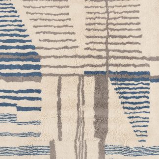 Simple geometric striped carpet