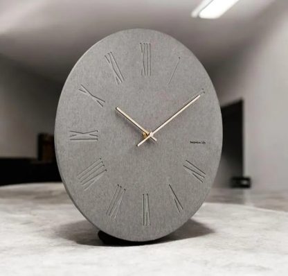 Simple stone texture wall clock - Image 3