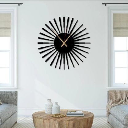 Sunburst Spiral Wall Clock - Image 6