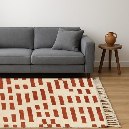 Geometric line carpet - Image 2