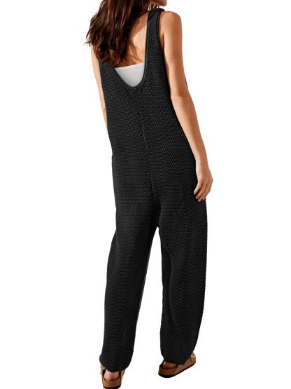Women's knitted vest jumpsuit - Image 4