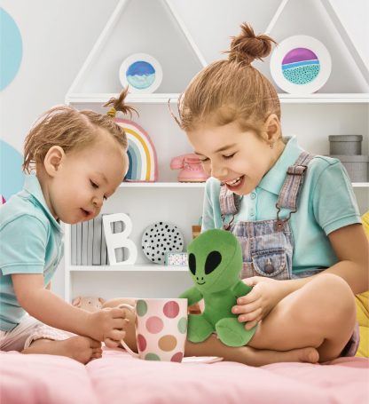 Cute green alien plush toy - Image 5