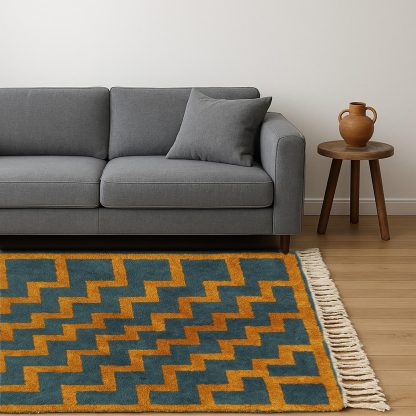 Geometric maze carpet - Image 4
