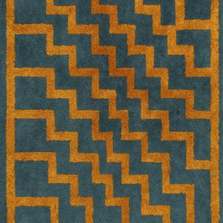 Geometric maze carpet