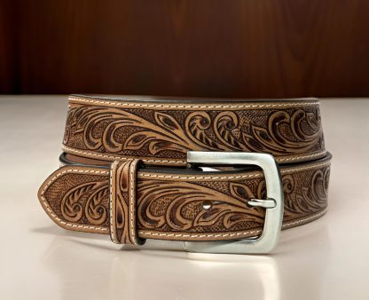 Hand-carved vintage belt - Image 6