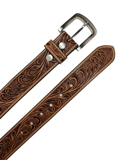 Hand-carved vintage belt - Image 10