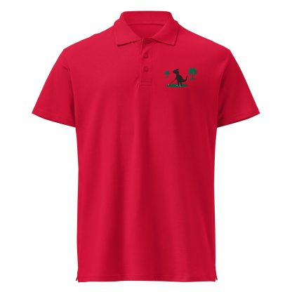 Fun Golf Dinosaur Embroidered Polo Shirt - Image 5