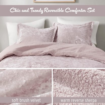 Pink velvet bedding - Image 3