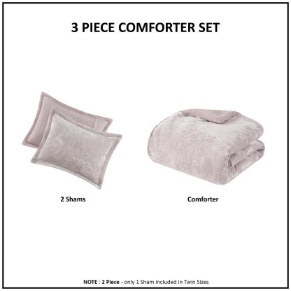 Pink velvet bedding - Image 2