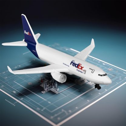 FedEx airplane model - Image 4