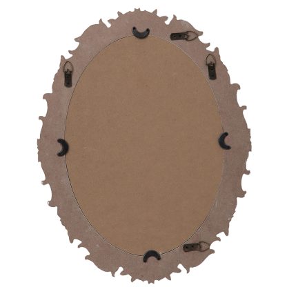 French carved oval mirror - Image 3