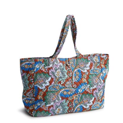Vintage Paisley Quilted Tote - Image 9