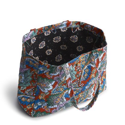 Vintage Paisley Quilted Tote - Image 6
