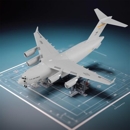 US Air Force military transport aircraft model - Image 6