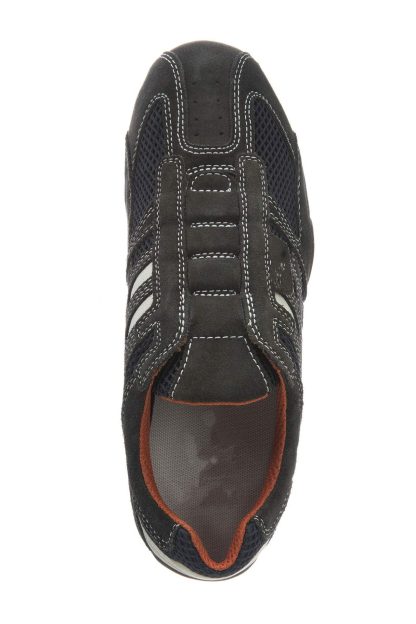 Men's suede and mesh casual sneakers - Image 6