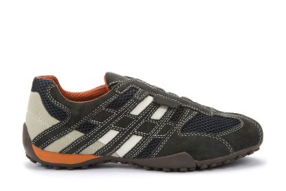 Men's suede and mesh casual sneakers - Image 3