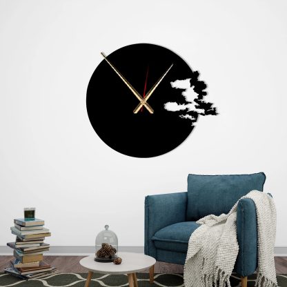 Abstract fragment wall clock - Image 4