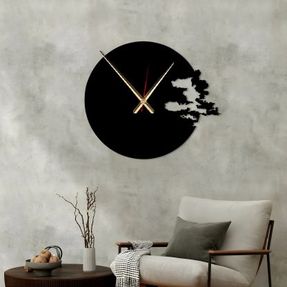 Abstract fragment wall clock - Image 3