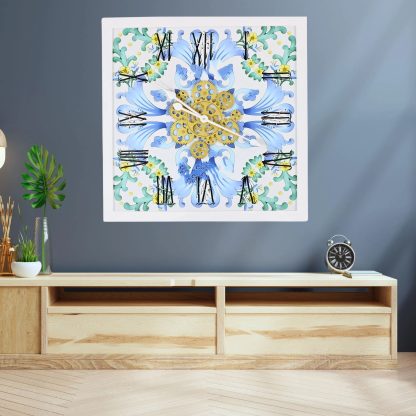 Art wall clock