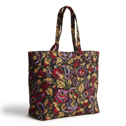Vintage Art Deco Quilted Tote - Image 5