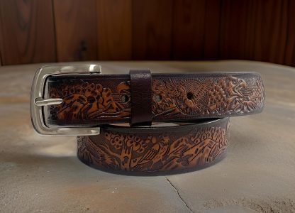 Vintage eagle engraved belt - Image 5