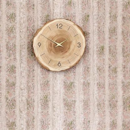 Creative log tree ring wall clock - Image 4