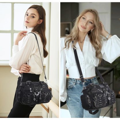 Punk style rivet chain women's bag - Image 7