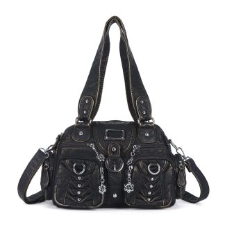 Punk style rivet chain women's bag