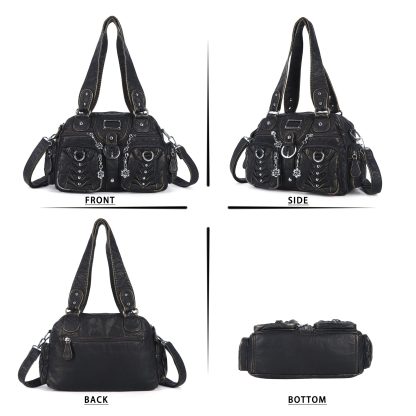 Punk style rivet chain women's bag - Image 4