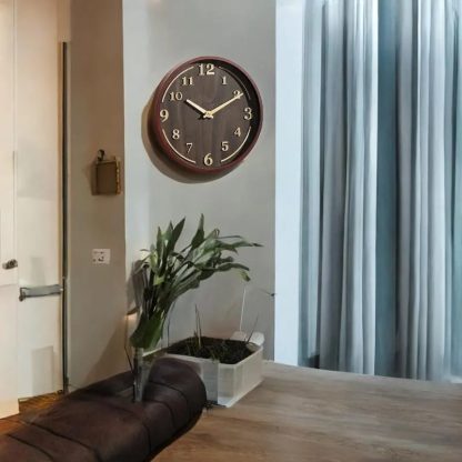 Retro light luxury wooden wall clock - Image 5