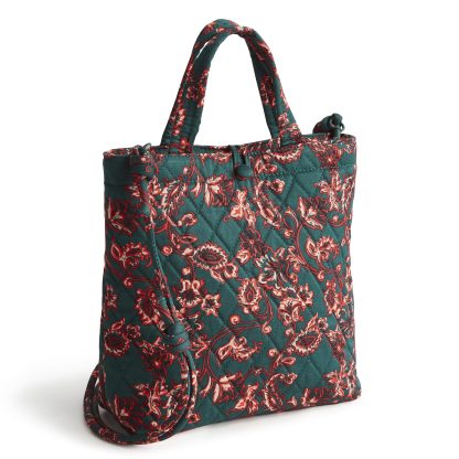 Flower Secret Quilted Backpack Tote Bag - Image 5