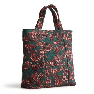 Flower Secret Quilted Backpack Tote Bag