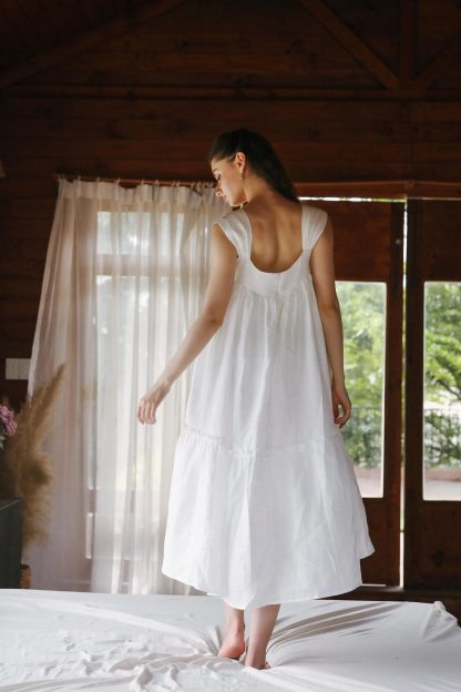 White suspender dress - Image 5